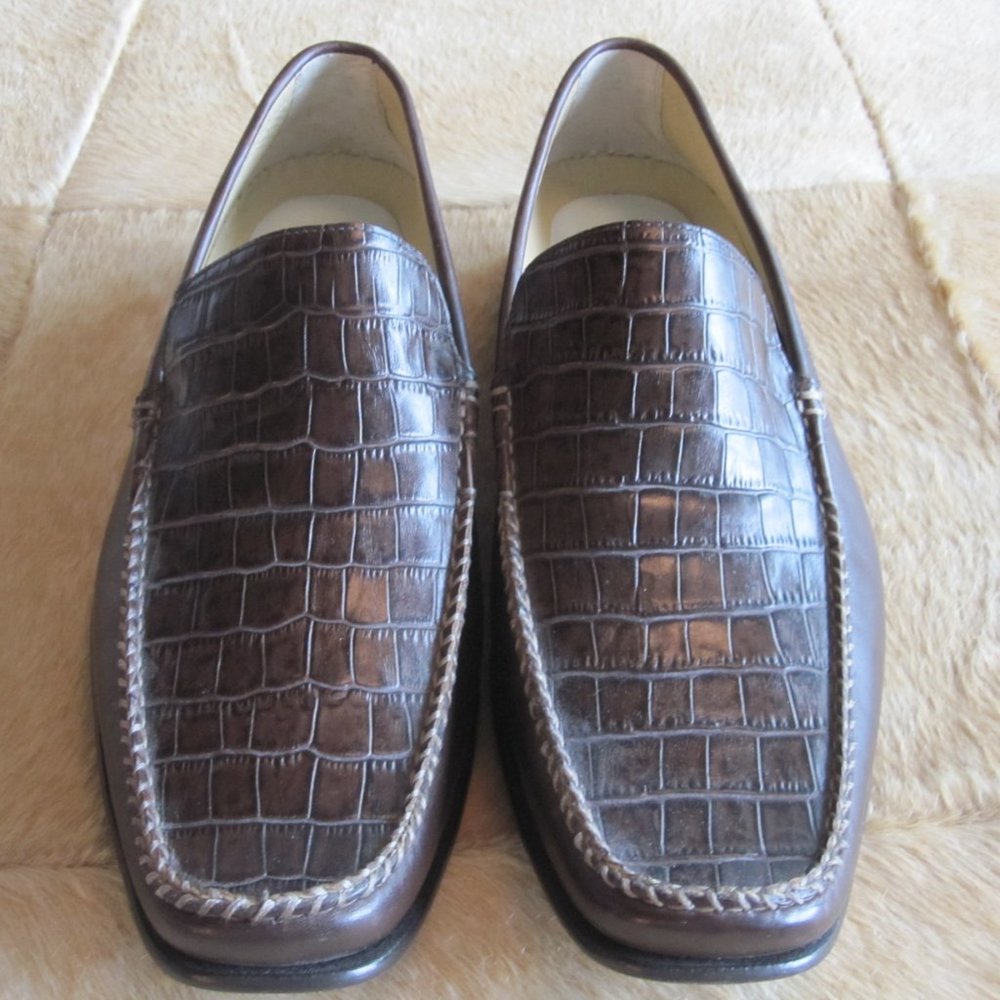 NEW Perry Ellis Alligator Loafers (Mens 11)